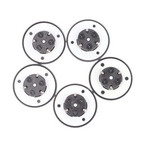 Magideal - Piezas De Reparación Del Soporte De Cd Del Eje Del Husillo Tapa Del Motor De Cerámica Eje Del Husillo Bandeja Para Tocadiscos Reproductor De Dvd Portá 5 Piezas
