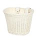 thumbnail image 4 of Cesta De Bicicleta Para Ni?os, Cesta Tejida A Mano, Cesta De Manillar Para Acampar, Picnic, Montar, Color Blanco, 4 of 5