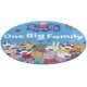 thumbnail image 1 of Peppa Pig / Peppa la Cerdita Alfombra Redonda de Felpa Coral, Antideslizante, No Desprende Pelusas, Lavable y Duradera para Salón, Dormitorio y Habitación de Niños 60cm, 1 of 6