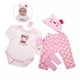 thumbnail image 5 of Juguete Muñeca Realista 55cm Pijama Rosado Infantil, 5 of 6