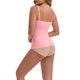 thumbnail image 3 of INSPIRE CHIC Camiseta de Tirantes Ajustables de Modal para Mujer con Almohadillas, Cuello Redondo Adelgazante, Camisola Casual Multipacks L 1 Negro 1 Albaricoque 1 Rosa, 3 of 6