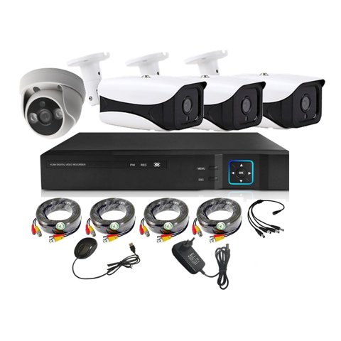 Vipa - Kit 4 Cámaras De Seguridad Mixto Hd 1Mp - M40L