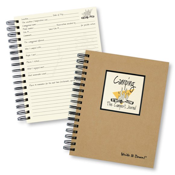 Diario Write it Down Camping 19 cm con Cubierta Kraft