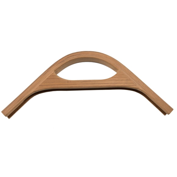 Tapa de esquina de teca, moldeada a mano, moldura de mamparo Whitecap 60805