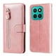 thumbnail image 2 of Funda con Cremallera para Honor X8C, Carcasa Cartera de Cuero PU con Soporte y Tarjetero, 2 of 5