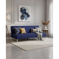 Todo Para El Hogar - Funda De Futón Elasticado Diseño Liso Resiste Y Duradero