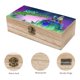 thumbnail image 3 of Noche de la Zoopocalipsis Caja Organizadora de Madera Rústica - Caja Decorativa Multifuncional para Escritorio, Hogar, Oficina, Joyas y Manualidades, 3 of 6