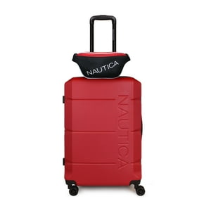 Nautica - Pack Maleta Mediana M (20 Kg) Marine Rojo + Banano Kappa Negro