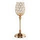thumbnail image 4 of Candelero De Cristal Candelero Votivo Dorado Para Evento De Aniversario L, 4 of 5