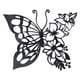 thumbnail image 3 of Mariposas Arte De La Pared Silueta De Metal Forjado Para La Decoración De La Cerca Del Dormitorio 23cmx20cm, 3 of 5