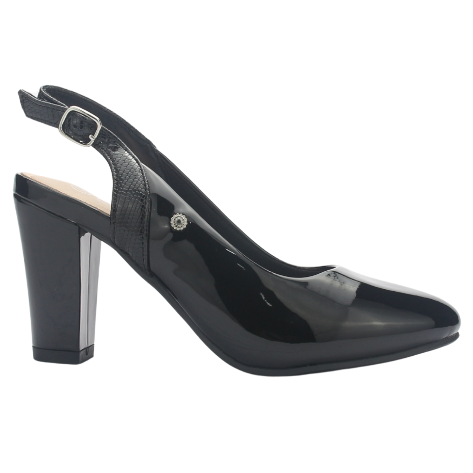 Zapato Chalada Mujer Cobna-7 Negro Casual