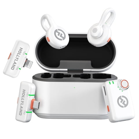 Hollyview - Micrófono Lavalier Inalámbrico Hollyland Lark M2S Ultimate