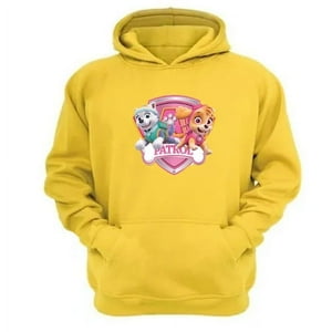 Genérico - Poleron Canguro Paw Patrol Amarillo Talla M Unisex