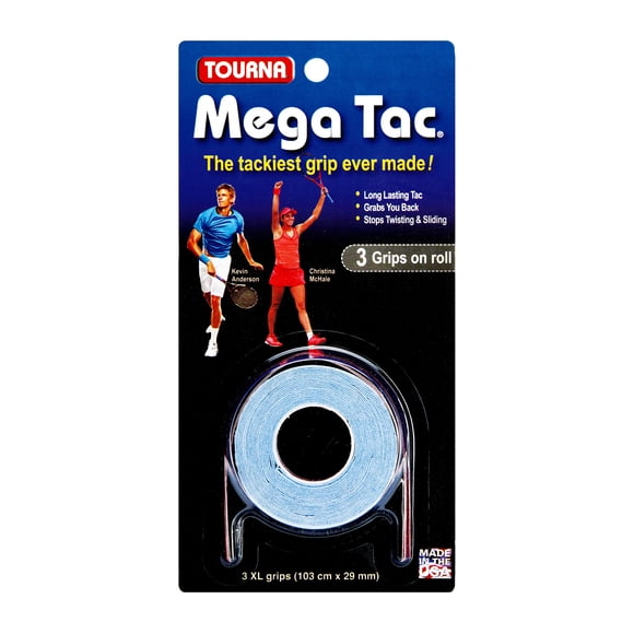 Empuñadura Tourna Mega Tac Pack de 3 Azul