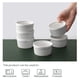 thumbnail image 5 of Ramekins DOWAN de porcelana apta para horno, 120 ml, para crema brulee, 5 of 9