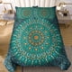 thumbnail image 1 of Purple Mandala Bedding Set Boho Duvet Cover Set 3 Piece Bohemian Comforter Cover with 2 Pillowcases, 1 of 5