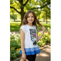 Polera Niña Hello Kitty Blanco 8