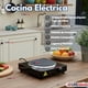 thumbnail image 2 of Cocina Cocinilla Eléctrica 1 Plato Encimera 1000W de Potencia Color Negro, 2 of 10