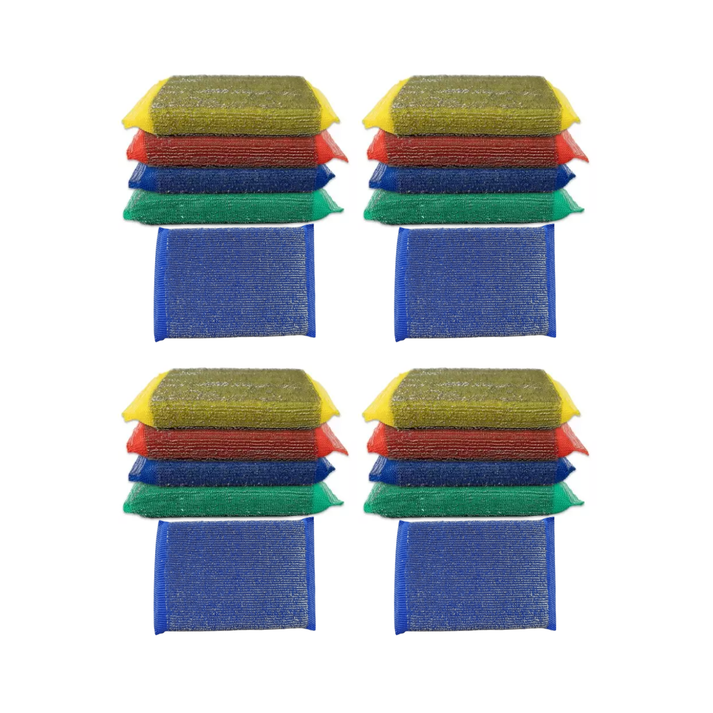 Genérico - Pack 20 Esponjas De Acero Inoxidable | Limpieza Profunda Y Sin Esfuerzo