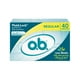 thumbnail image 1 of Tampones o.b., sin aplicador, sin perfume, estándar, 40 unidades, 1 of 3