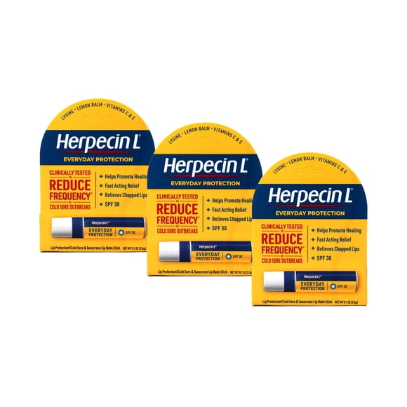 Bálsamo Labial Herpecin-L HL Protector Solar SPF 30 Paquete de 3 x 8.4 g