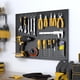 thumbnail image 2 of Spampur Peg Board, paneles metálicos negros, paquete de 4, 2 of 3