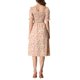 thumbnail image 3 of INSPIRE CHIC Vestido de Mujer con Nido de Abeja Floral Cuello Cuadrado Mangas Cortas Abullonadas Vestidos Midi de Primavera Verano Rosa L, 3 of 7