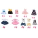 thumbnail image 5 of 10 Set 16 Cm / 6 Pulgadas Mini Mu?eca Mu?eca Traje Traje DIY Juguetes Vestir Accesorio, 5 of 5