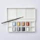 thumbnail image 3 of Set de acuarelas Cotman de Winsor & Newton, 8 medias pastillas, colores metálicos con pincel, 3 of 3