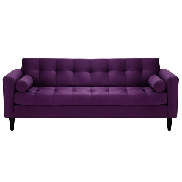 Sofa Retro 3cg Felpa 00 Morado