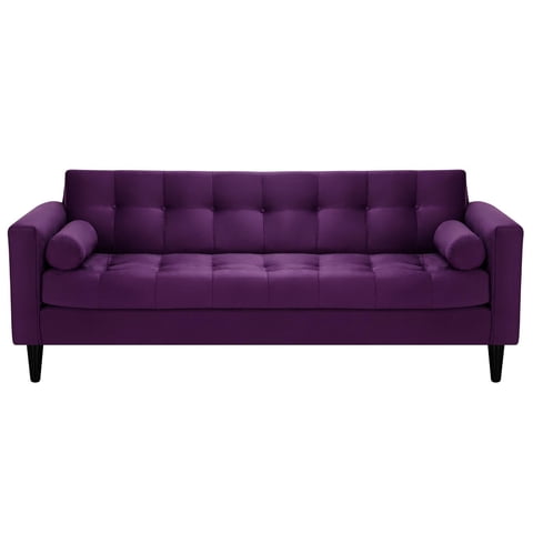 Bodevir - Sofa Retro 3Cg Felpa 00 Morado
