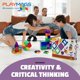 thumbnail image 4 of Juego de azulejos magnéticos con forma de cúpula Playmags, 28 piezas, para niños de más de 3 años, 4 of 7