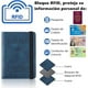 thumbnail image 2 of Funda De Pasaporte Funda De Pasaporte Con Cerradura Rfid Cerradura De Cinturón Elástico Caja De Pasaporte Para Hombres Y Mujeres Caja De Pasaporte Bolsa De Tarjeta De Visita, 2 of 7