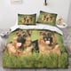thumbnail image 2 of Funda nórdica Entemah con fundas de almohada, estampado 3D, juego de ropa de cama con cierre de cremallera, diseño único, antialérgico, con diseño de animales., 2 of 3