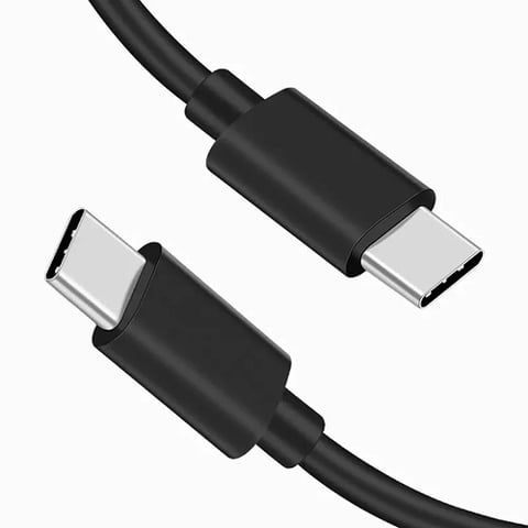 Impormaaipu - Cable Carga Rápida Celular 3.1 A Tipo C A C 1 Mt Telefono Smartphone Grueso Tipo C A Tipo C Negro O Blanco