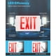 thumbnail image 5 of Señal de salida de emergencia Sunco, paquete de 6 con luces LED ajustables, 5 of 7