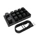 thumbnail image 4 of Mini Teclado Mecánico De 12 Teclas, Teclado Programable, Luces RGB Para Oficina, Negro, 4 of 5