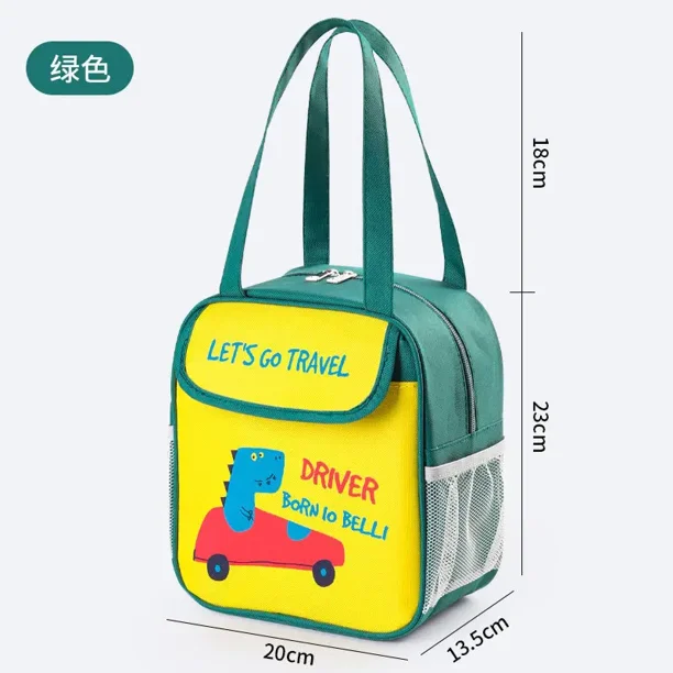 Kawaii Sanrio Kuromi Lunch Bag Anime My Melody Cinnmoroll Travel Thermal Breakfast Box School Child Large Capacity Tote Food Bag