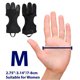 thumbnail image 4 of Guante de tiro con arco, guantes de tiro de tres dedos transpirables y antideslizantes, accesorios para tiro, caza, puntería, arco y arquería, material con protección acolchada antideslizante para un, 4 of 8