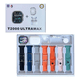 thumbnail image 1 of Reloj Smartwatch T2000 Ultra Max 7en3 + Audífonos +7 Correas naranja-verde-rosa-gris, 1 of 3