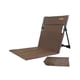 thumbnail image 3 of Silla De Playa Con Respaldo Estera De Playa Silla De Salón Silla Plegable Portátil Marrón, 3 of 3