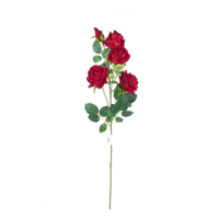 Genérico - Ramo Rosas Rojas Artificiales 82 Cm