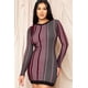 thumbnail image 1 of Vestido de Canalé con Rayas Multicolor, 1 of 5