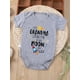 thumbnail image 4 of Baby Girls Cute Casual Romper With "My Grandma Loves Me To The Moon" Print For Summer Pregnancy Gift, 4 of 5
