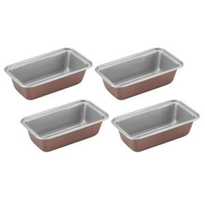 Juego De Minimoldes Para Pan Cuisinart Cmbm-4Lpbz De Acero Antiadherente De 4 Piezas