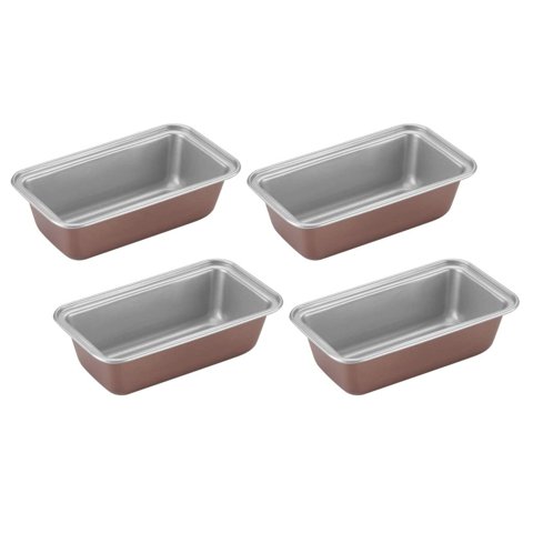 Juego De Minimoldes Para Pan Cuisinart Cmbm-4Lpbz De Acero Antiadherente De 4 Piezas