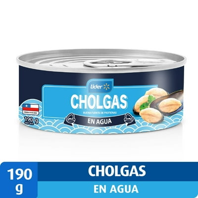 Cholgas Natural Lata Drenado 100 G - Neto 190 G Lider