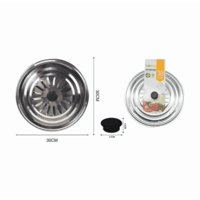 Genérico - Tapa De Acero Inox 30Cm
