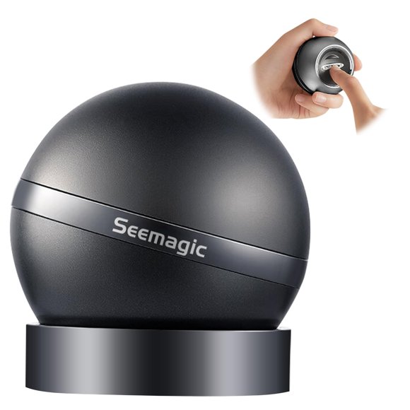 Cortauñas eléctrico Seemagic 2 en 1 con luz LED de 2 velocidades