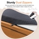 thumbnail image 5 of Cama Ortopédica para Perros Pequeños Lavable: Cama con Respaldo para Perros Pequeños, Espuma de Celda de Huevo, Sofá Impermeable con Funda Removible - Naranja, 5 of 7